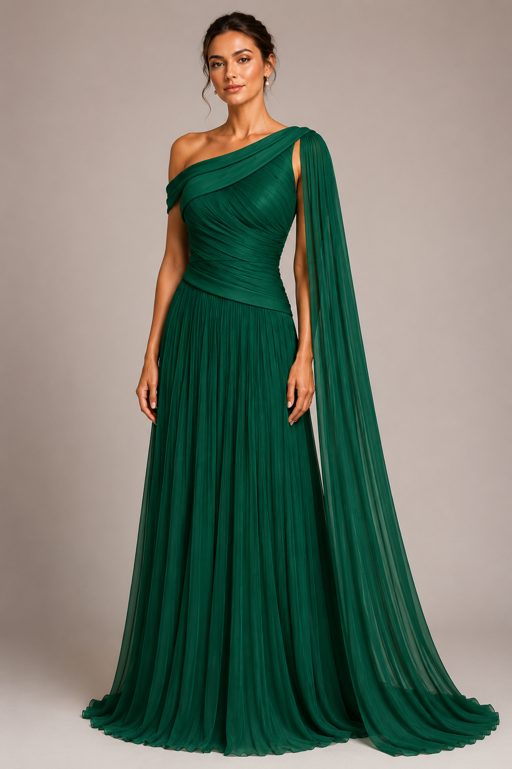 Emerald Noir Gown