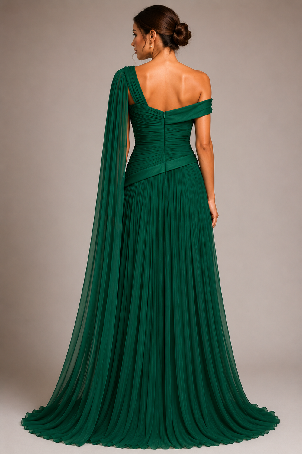 Emerald Noir Gown
