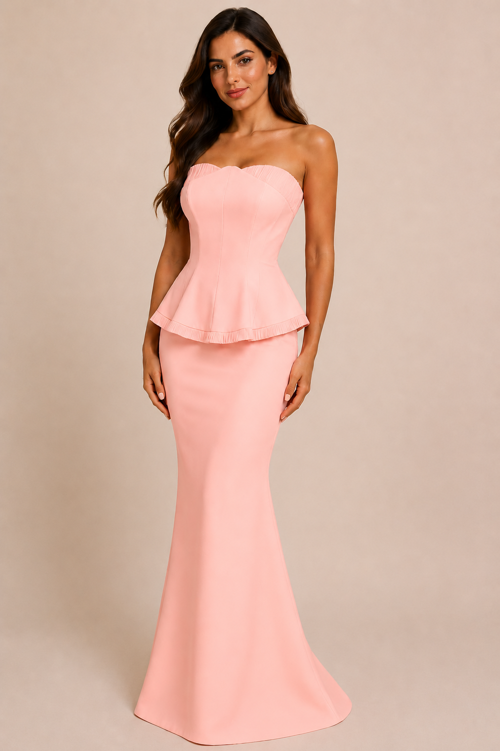 Celeste Peplum Gown