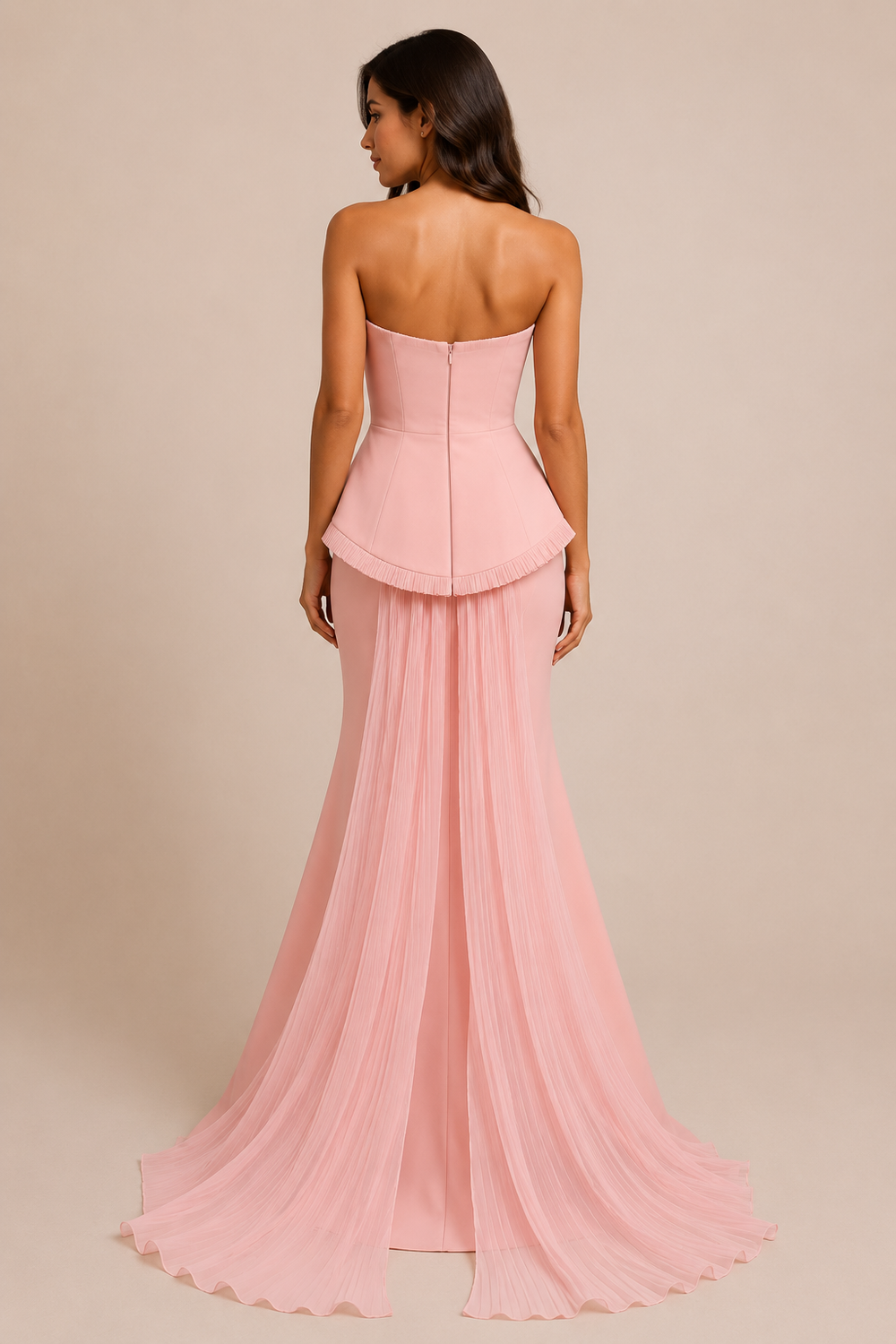 Celeste Peplum Gown